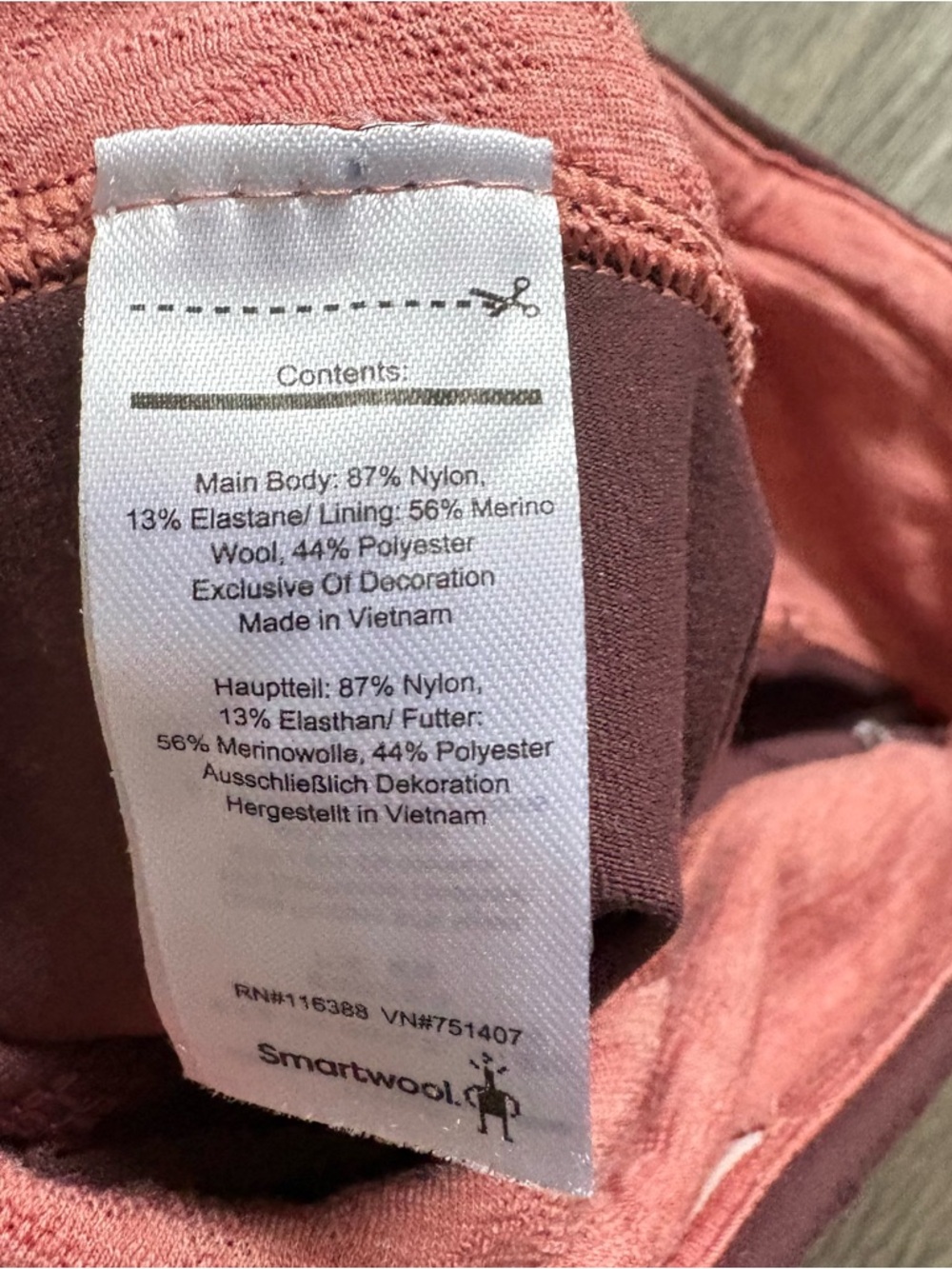 Smartwool Merino Sport Bike Short - Picture 4 of 5